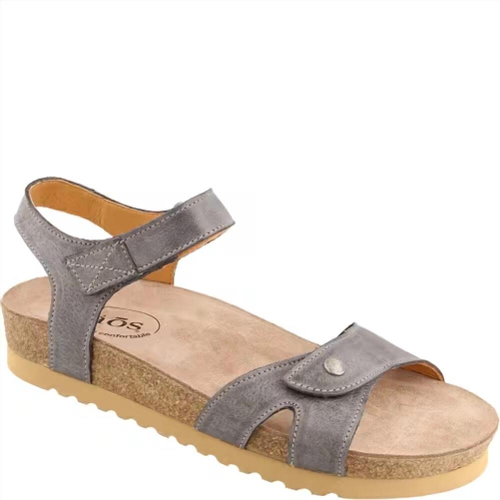 NEW TAOS women's luvie sandals in steel